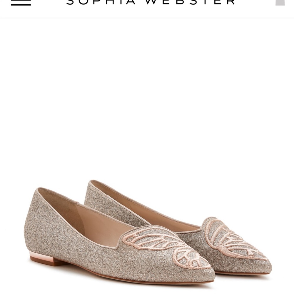 NIB Sophia Webster Bibi Butterfly Flats SIZE 7.5